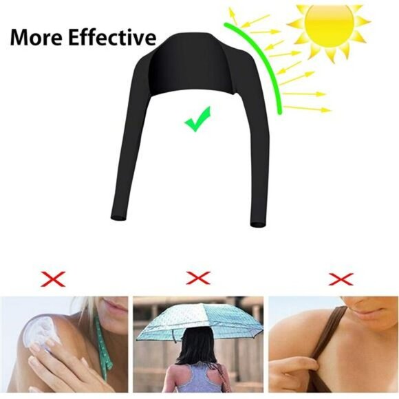 Cooling Arm Sleeve Shawl UV Sun Protection Breathable Lightweight Cover Up - Picture 2 of 6